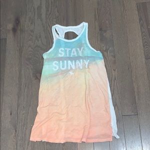 Abercrombie Kids tank top coverup